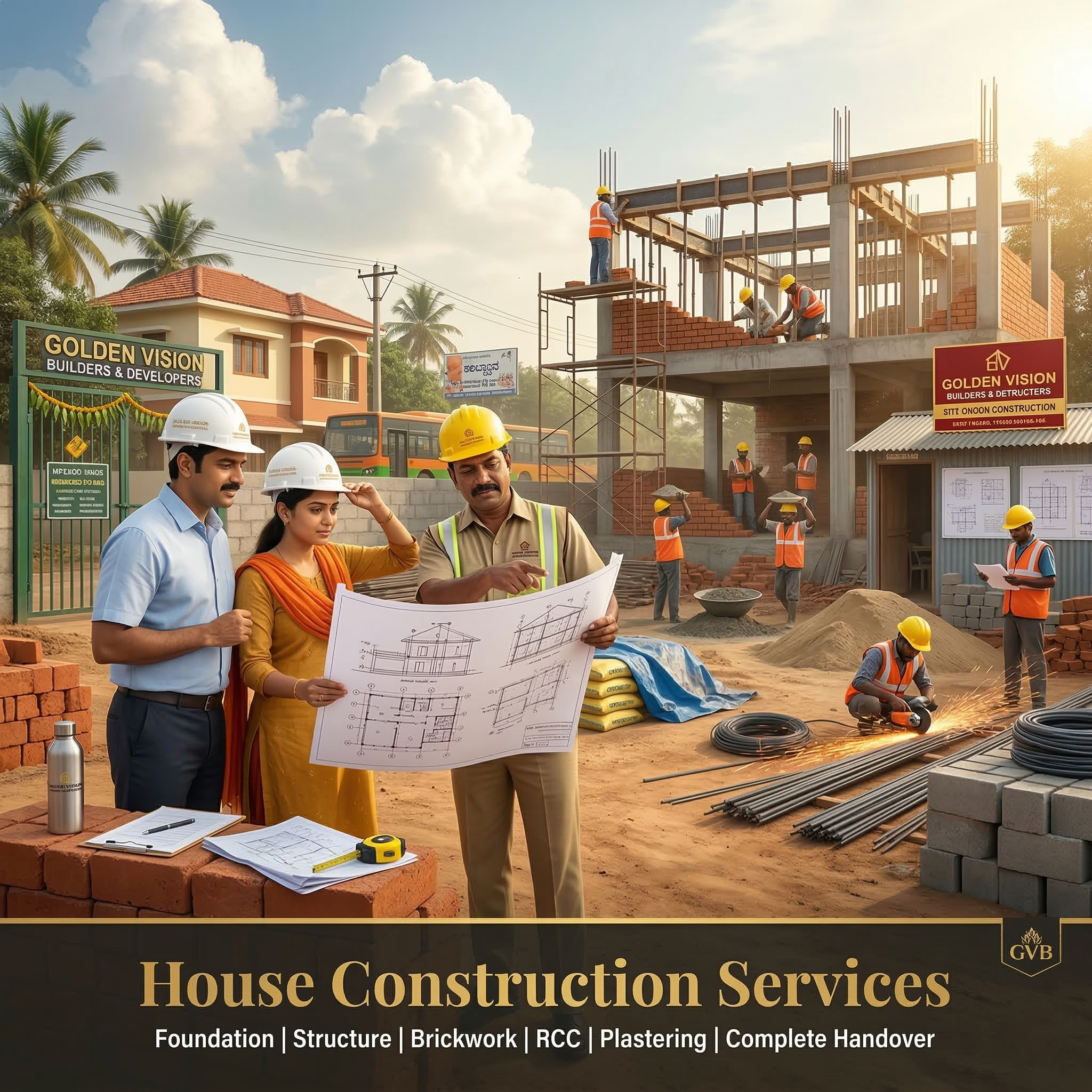 Golden Vision Builders Mobile Banner