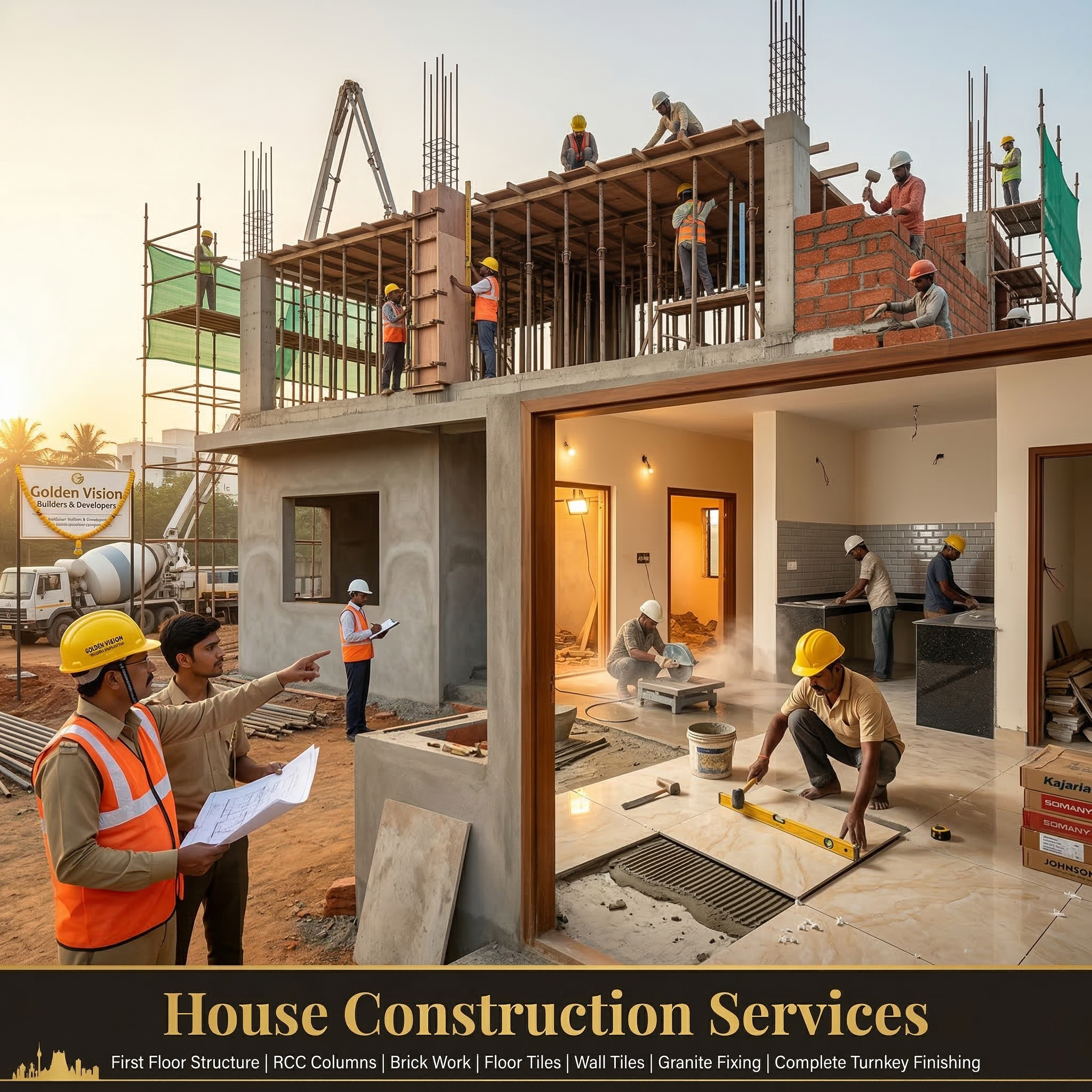 Golden Vision Builders Mobile Banner