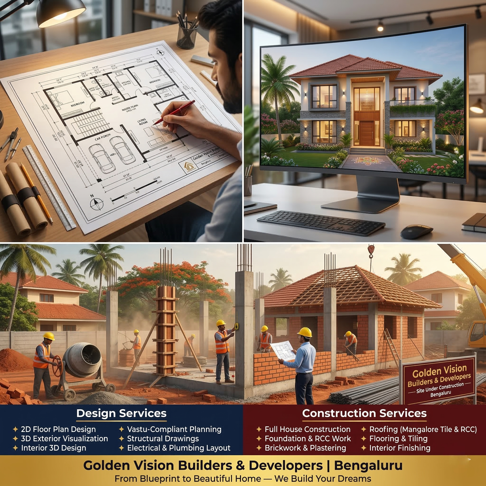 Golden Vision Builders Mobile Banner