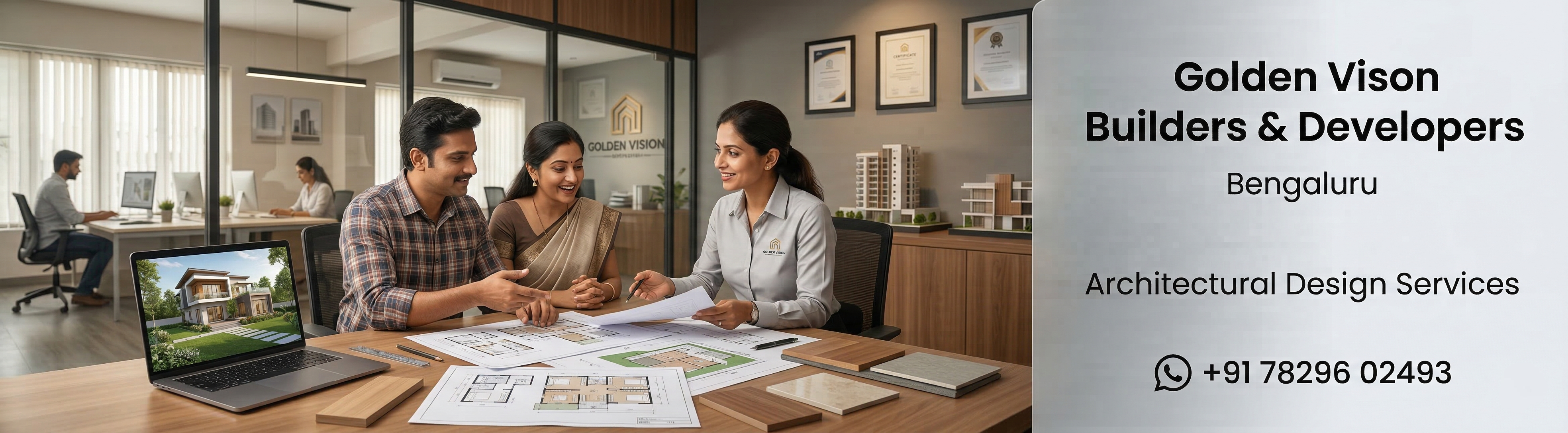 Golden Vision Builders Banner