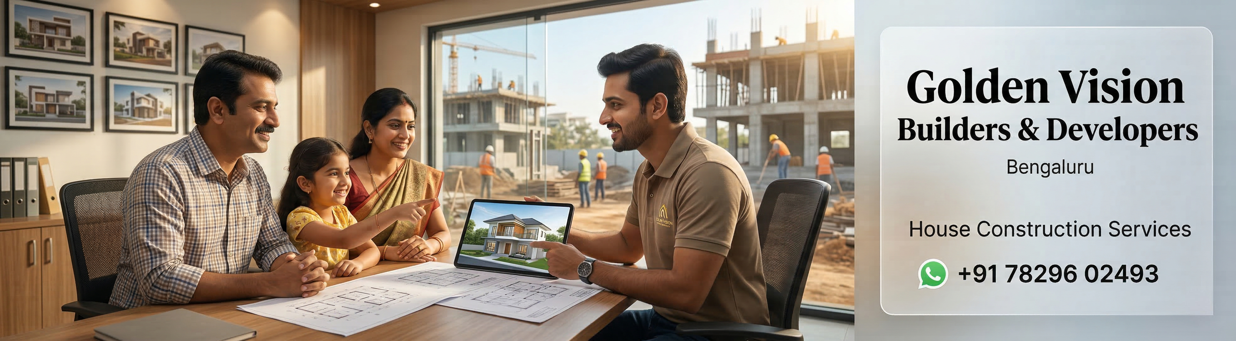 Golden Vision Builders Banner